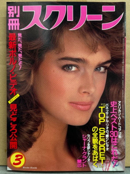 別冊スクリーン 1985年3月 ジョアナ グラント ヌードカレンダー