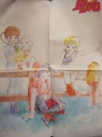 幻夢戦記レダ いのまたむつみ　/　銀河漂流バイファム　両面ポスター　約55ｘ41ｃｍ