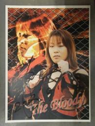 直筆サイン入 The Bloody　ポートレート　女子プロレスラー　4