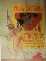 洋書 大型本 100 Years of Posters of the FOLIES BERGERE and Music Halls of Paris フォリー・ベルジュール ポスター集 40.5x28cm