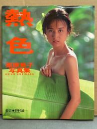 栗原景子 写真集 「熱色」　初版　モデル/キャンギャル/女優