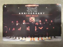 未使用　PANCRASE HYBRID WRESTLING 3rd ANNIVERSARY 1993年9月21日 テレホンカード　50度数　パンクラス MMA　総合格闘技　2 テレカ