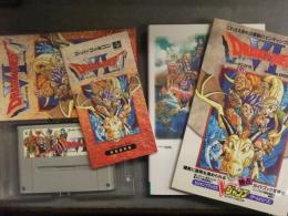 DRAGON QUEST VI　ドラゴンクエスト6 幻の大地　スーパーファミコン用ゲームソフト　外箱・説明書付き　SFC DQ6＋SFC用・DS用攻略本2冊