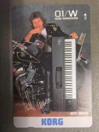 未使用テレカ　キース・エマーソン　テレホンカード 50度数　Keith Noel Emerson