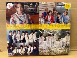 Sexy Zone/A.B.C-Z/Johnnys Jr./Yuma Nakayama Calendar 2013.4-2014.3 ジャニーズ事務所公認 2013年度カレンダー4種セット　セクシーゾーン卓上カードタイプ・ABC-Z卓上ロング式・ジャニーズJr.リングノート・中山優馬ノートタイプ 外ケース・取手付きハードケース付