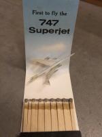 パンナム PAN AM 飛び出す仕掛けマッチ　パンアメリカン航空　ボーイング747　レトロ
