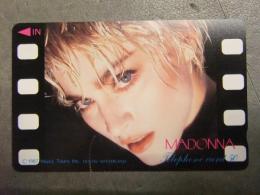未使用　MADONNA　マドンナ　テレカ テレフォンカード　テレホンカード　50度数