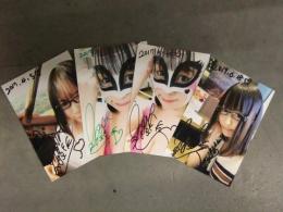 直筆サイン入 加藤悠（はるか悠梨/HARUKAZE） 生写真4枚＋アクキー1個セット　日付入り　女子プロレスラー　芸人
