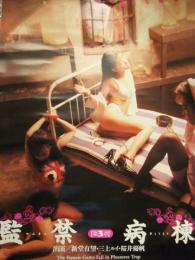 新堂有望・三上ルイ・桜井優帆　「監禁病棟 第3章」　AV販促ポスター　AV女優　A2サイズ