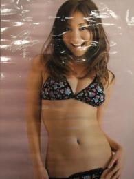 木口亜矢　全身等身大 ビキニポスター アサヒ芸能エンタメ　