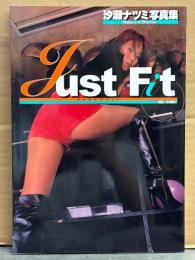 レースクイーン 汐瀬ナツミ 写真集　「Just Fit ジャストフィット」　初版　足フェチ ガーター ホットパンツ 下着/ランジェリー