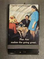 パンナム PAN AM 飛び出す仕掛けマッチ　パンアメリカン航空　ボーイング747　レトロ