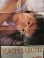 井川遥（ビキニ）＋竹内結子 両面ポスター　雑誌付録