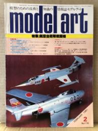 model art モデルアート 1981年2月 No.178   アブロ504K(カラー)/戦艦 榛名　両面ピンナップ付　特集:航空自衛隊戦闘機・工作ガイド「F84Fサンダーストリーク」「フェラーリ312T4」　他