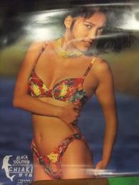 原千晶　販促ビキニポスター　B3サイズ　Clarion　'95年クラリオンガール　おまけ・同画像未使用未開封テレカ付