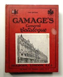 GAMAGE'S GENERAL CATALOGUE (96TH EDITION)