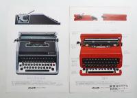 日本オリベッティ タイプライター　パンフレット 2点一括