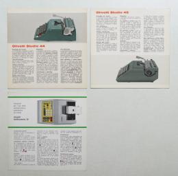 OLIVETTI 使用説明書 3点一括