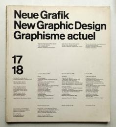 Neue Grafik 17・18号 (1965年2月) Internationale Zeitschrift für Grafik und verwandte Gebiete