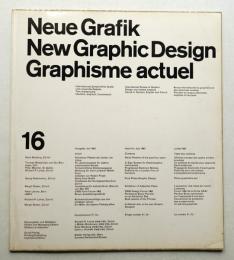 Neue Grafik 16号 (1963年7月) Internationale Zeitschrift für Grafik und verwandte Gebiete