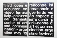 CAYC Third International open encounter on video + CAYC février 1975. recontre internationale ouverte de vidéo 2冊一括