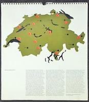 Geigy Wandkalender 1957 ＜ガイギー社 カレンダー＞
