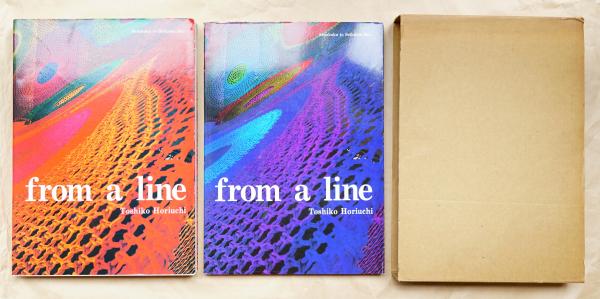 from a line 一本の糸から　堀内紀子 一本の線から from a line』二冊セット 堀内紀子 △01)一本の線から