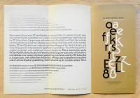 HERB LUBALIN & TONY DI SPIGA HAVE DESIGNED A NEW TYPEFACE THAT COMBINES GOTHIC SIMPLICITY WITH ROMAN ELEGANCE:  SERIF GOTHIC & BOLD