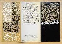 HERB LUBALIN & TONY DI SPIGA HAVE DESIGNED A NEW TYPEFACE THAT COMBINES GOTHIC SIMPLICITY WITH ROMAN ELEGANCE:  SERIF GOTHIC & BOLD
