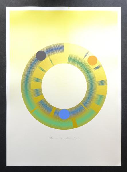勝井三雄シルクスクリーン作品(作 : 勝井三雄) / パージナ 勝井三雄シルクスクリーン作品(作 : 勝井三雄) / パージナ