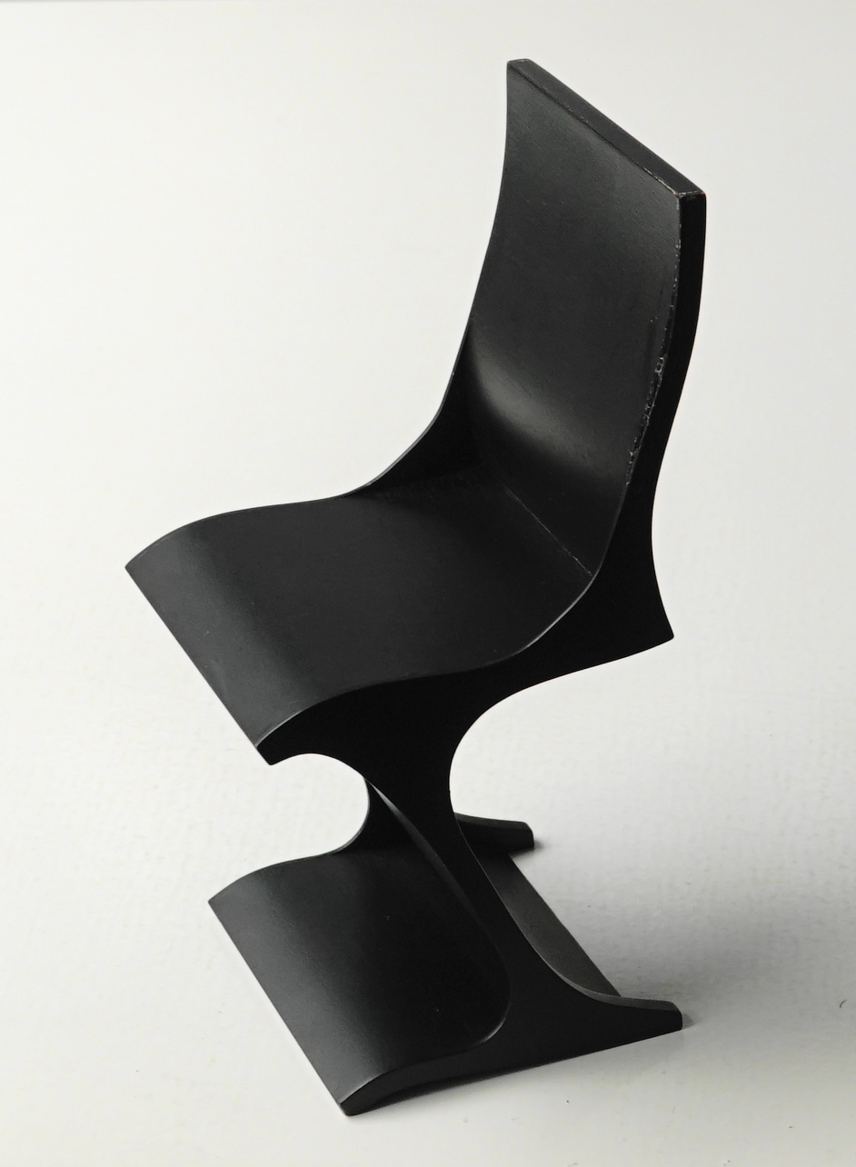 椅子 VITRA DESIGN MUSETM  MINIATURES Vitra Miniatures Collection Lounge Chair & Ottoman