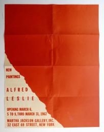 ALFRED LESLIE - NEW PRINTINGS