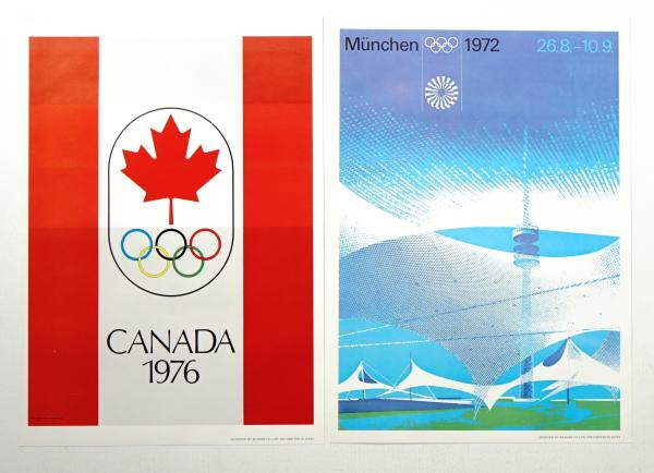 アテネからモントリオールまで オリンピックポスターセット(文 : 鈴木