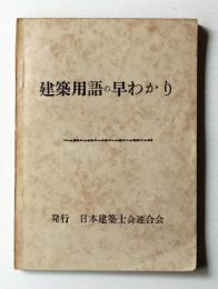 建築用語の早わかり