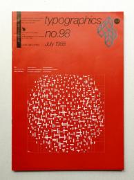 Typographics"TEE" No.98 (1988年7月)