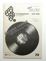 Typographics"TEE" No.72 (1986年4月)