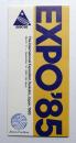 EXPO'85 The International Exposition, Tsukuba, Japan. 1985 ＜英文パンフレット (万国博関連資料)＞