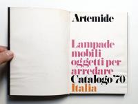 Artemide Catalogo '70 Lampade mobili oggeti per arredare Italia