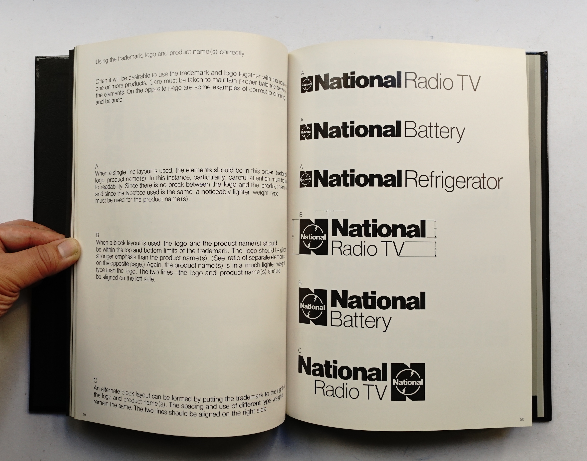 National: Corporate Identity Manual + 清刷集(Matsushita