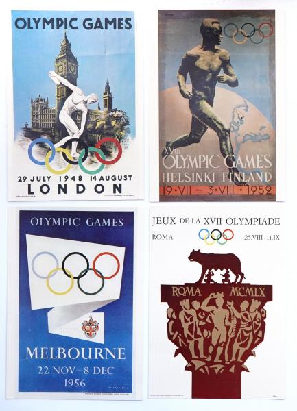 世界各国 オリンピックポスター集 付・開催国の記念切手一覧(デザイン