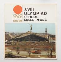 XVIII Olympiad official bulletin