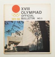 XVIII Olympiad official bulletin