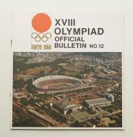 XVIII Olympiad official bulletin