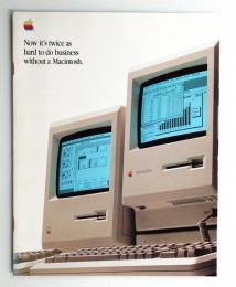 Now it's twice as hard to do business without a Macintosh (1986年4月)