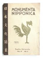 MONUMENTA NIPPONICA VOL.XI NO.2