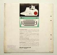 olivetti 84 elektrisk skrivmaskin