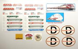 ヨーロッパの鉄道・旅行関係のステッカー11点一括