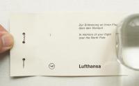 Lufthansa: In memory of your flight over the North Pole