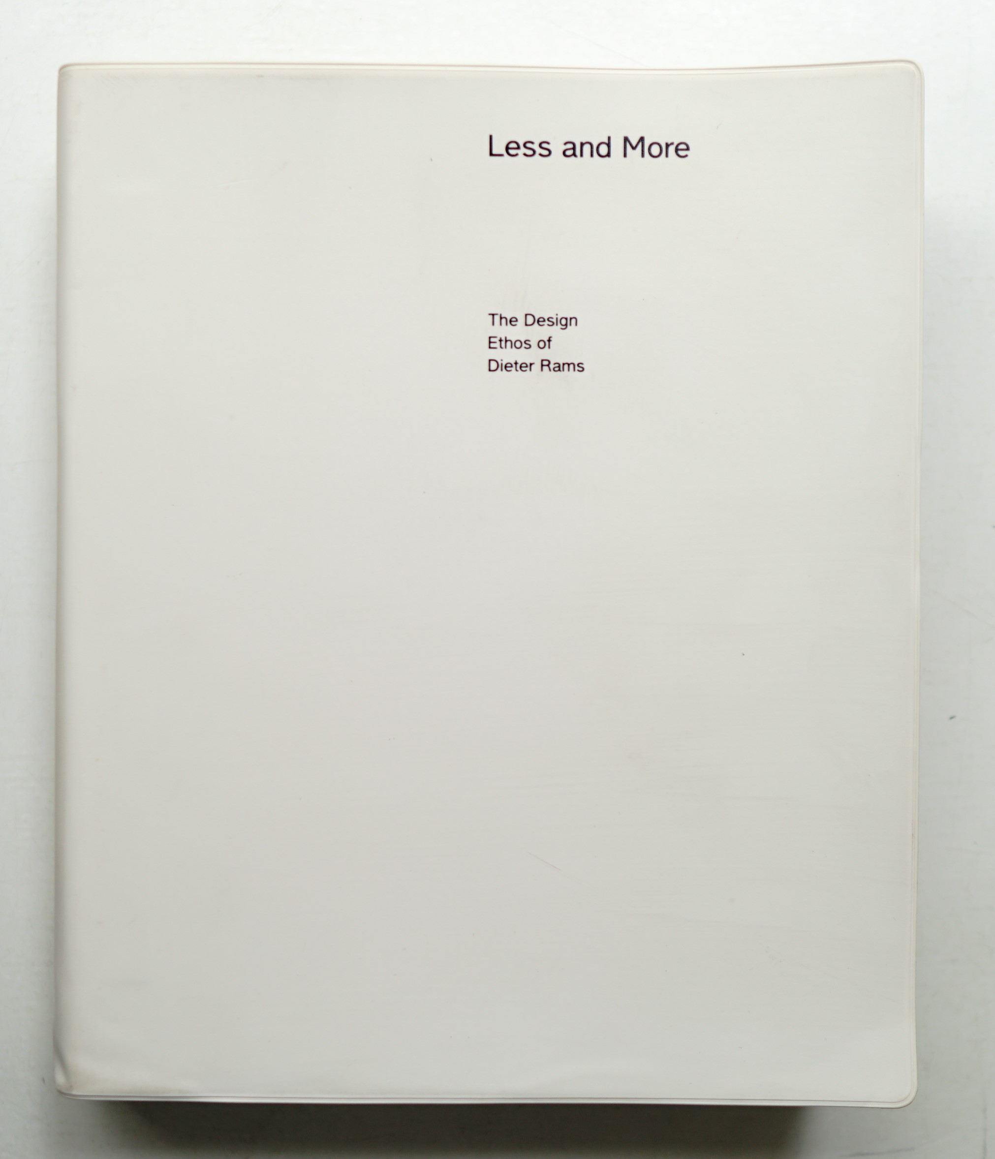 日本語版 ディーター・ラムス展図録 Dieter Rams