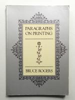 Paragraphs on Printing